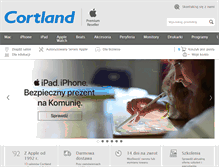 Tablet Screenshot of cortland.pl